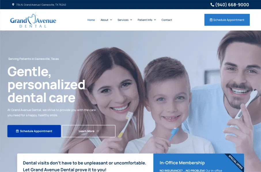 Top Bullseye Website 2022 | Grand Avenue Dental