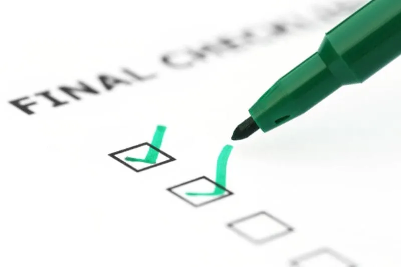 green checklist