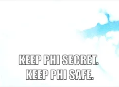 keep phi secret keep phi safe gif
